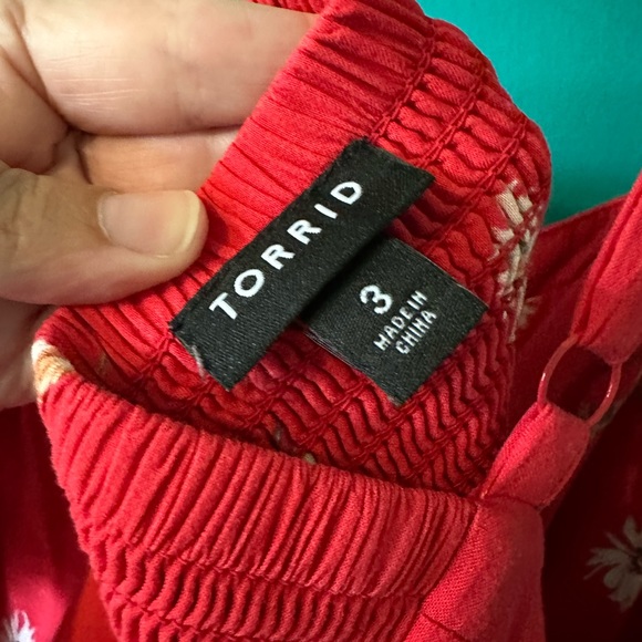 Torrid 3X red spaghetti strap dress - Picture 6 of 7